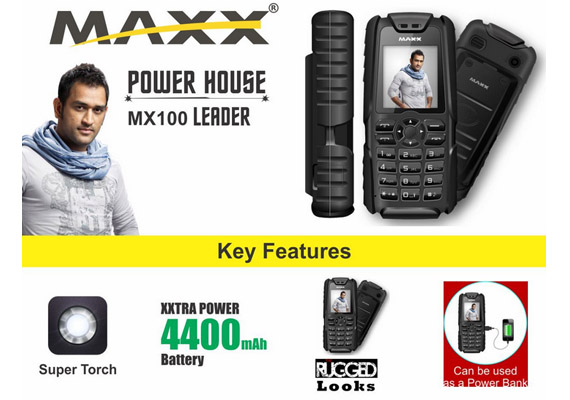 Maxx Mobile S MX100 A Phone With A Huge 4400mAh Battery Maxx Mobile S MX100 A Phone With A Huge 4400mAh Battery