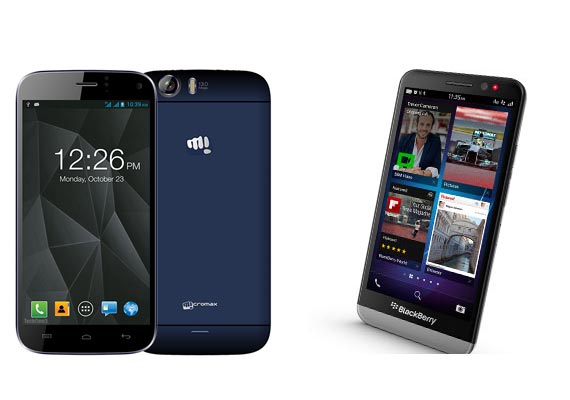 Weekly smartphone launches: Micromax Canvas turbo, BlackBerry Z30 