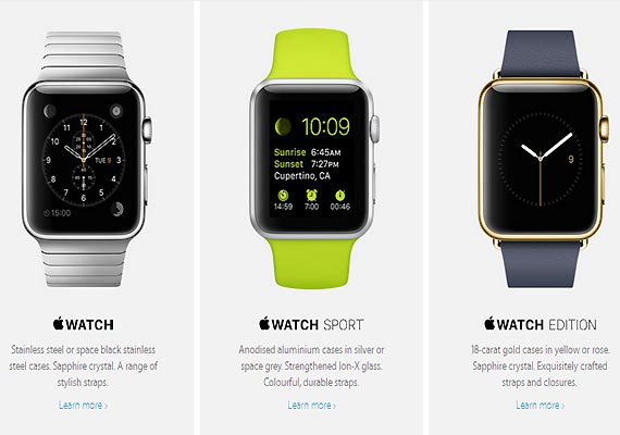 glances on iwatch