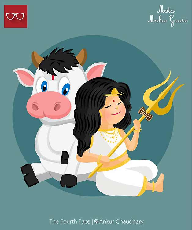 maa sherawali clipart of children