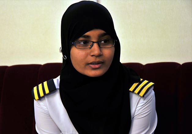 syeda salva fatima first female pilot from hyderabad