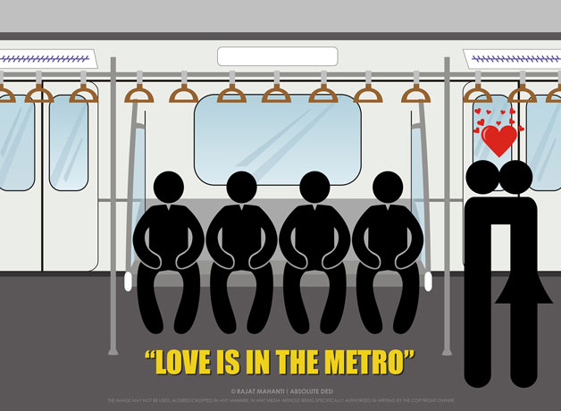 delhi metro posters