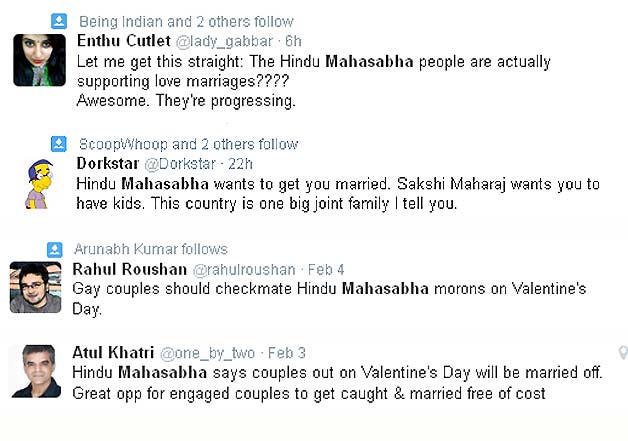 hindu mahasabha valentine day controversy