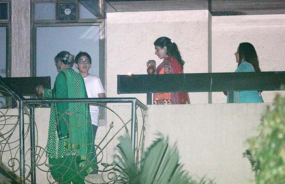 Festival celebration at Bachchan house