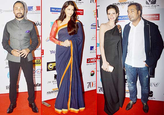 Bollywood celebs at the red carpet of Mumbai Film Fest 2014 