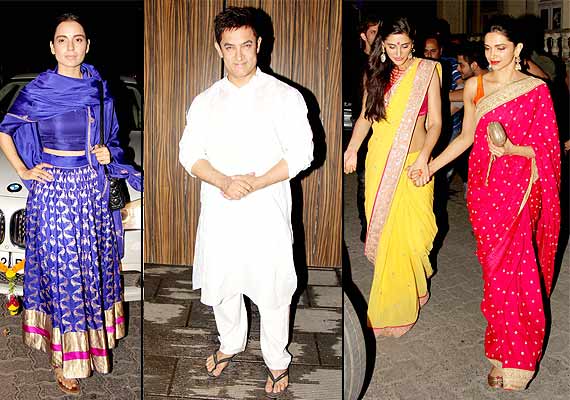 Aamir Khan Diwali party 