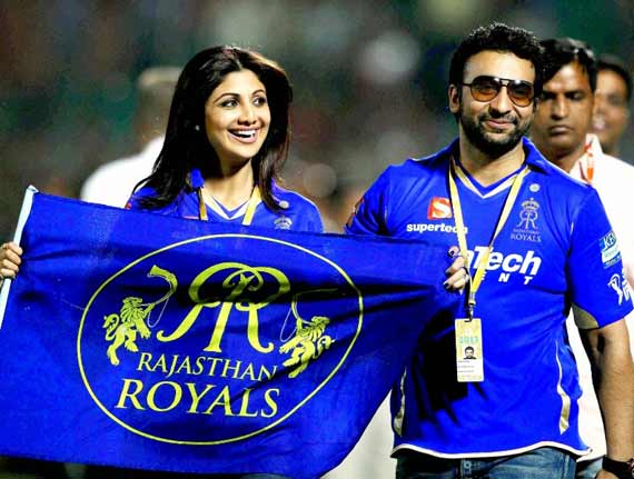 Shilpa Shetty-Raj Kundra - Rajasthan Royals