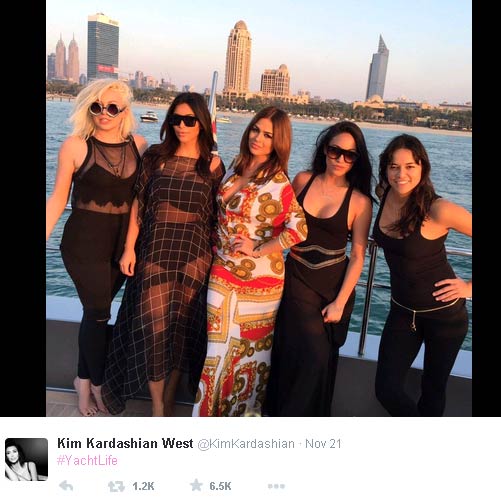 Kim in Dubai