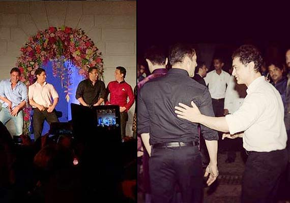 aamir khan at arpita khan wedding 