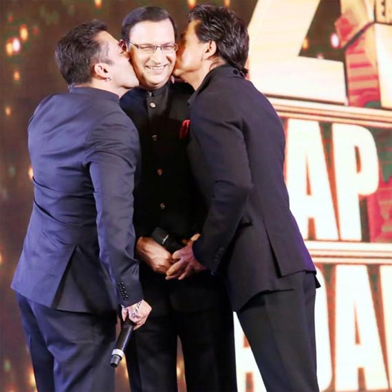 Salman Shah Rukh kiss Rajat Sharma