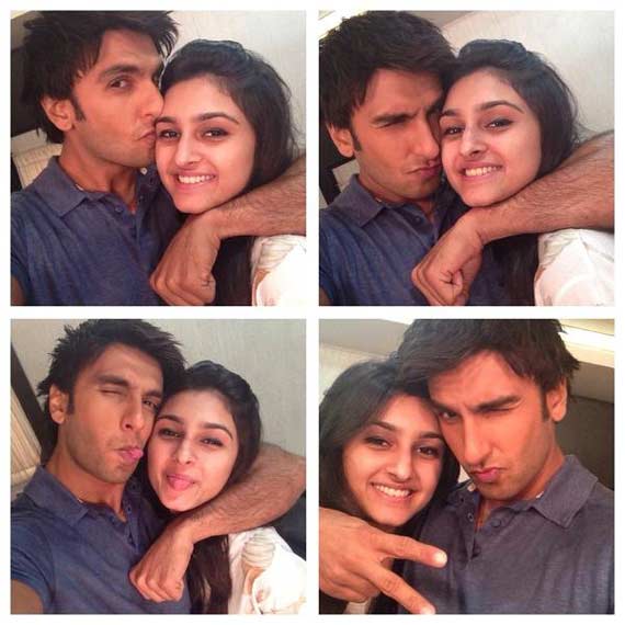 Ranveer Singh poses with Jaaved Jaffrey's daughter Alaviaa (view pics