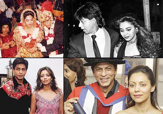 Shah Rukh Khan and Gauri marriage pics 