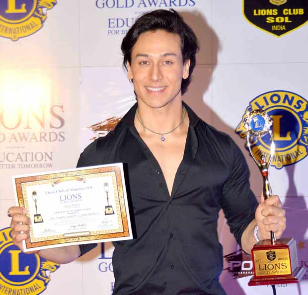 Tiger Shroff at Lions Gold Awards