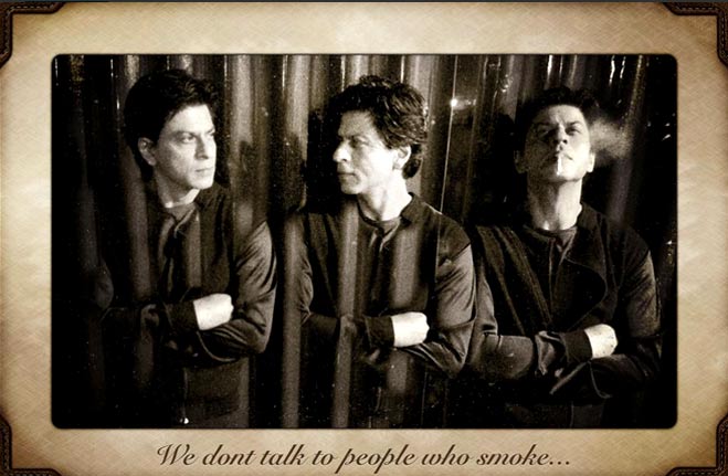 Shah Rukh Khan smoking