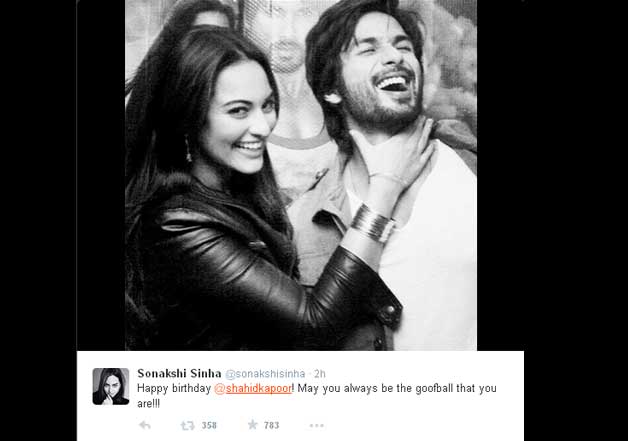 shahid kapoor birthday wishes on twitter