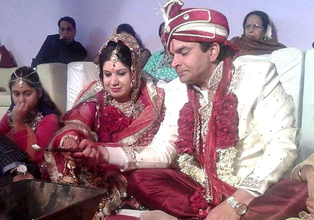 raja chaudhary wedding pics