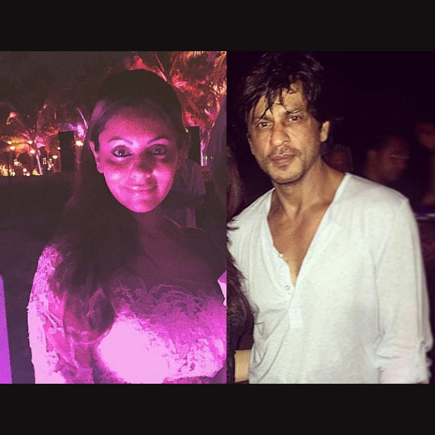 Shah Rukh Khan and Gauri in Goa