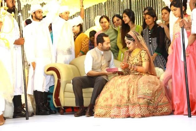 Nazariya Nazim and Fahadh Faasil wedding