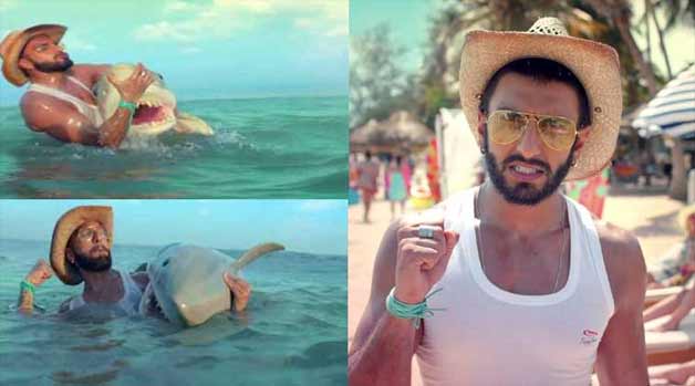 Ranveer Singh shark ad