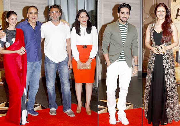 tabu and guests at aamir khan pk success party 