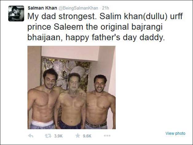 Salim Khan twitter pic