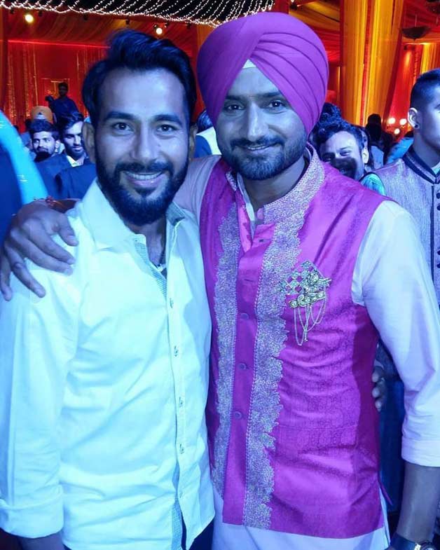 Harbhajan Singh Geeta Basra Sangeet ceremony