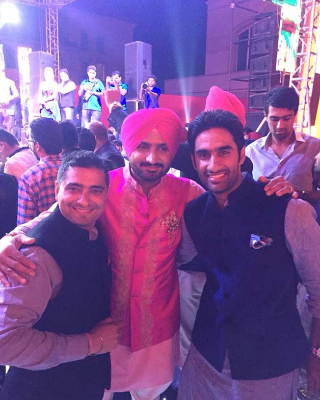 Harbhajan Singh Geeta Basra Sangeet ceremony