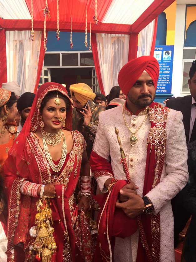 Harbhajan and Geeta Basra wedding