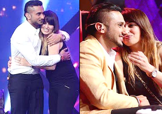 Yo Yo Honey Singh's wife calms him down on the sets of India's Raw Star