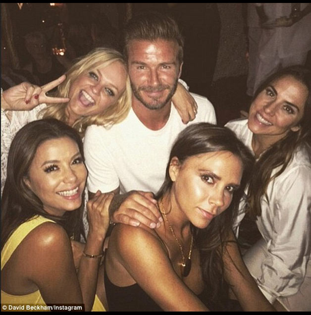 David Beckham birthday party