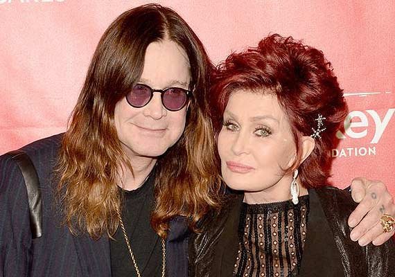 ozzy osbourne with his wife