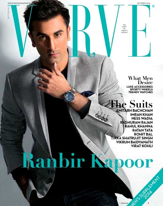 Ranbir Kapoor looks stylishly suave as Verve cover boy view pics India TV