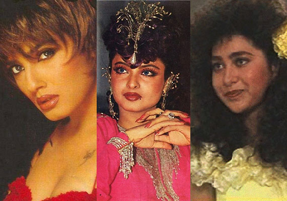 bollywood actress weird hairstyle during 90s