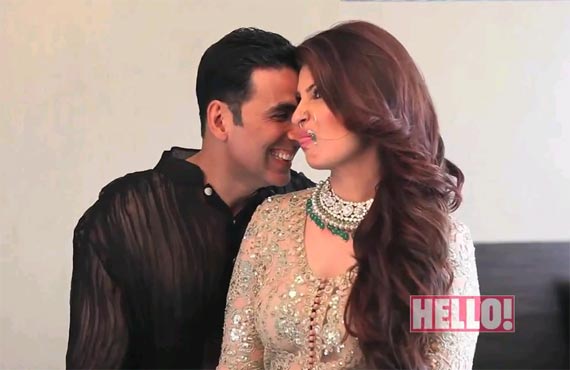 Akshay Twinkle on Hello cover