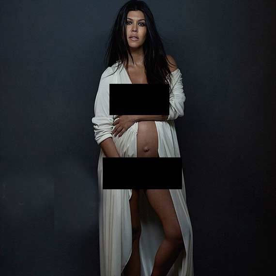 Cover nude Kardashian Magazine photos Kourtney Kim Kardashian