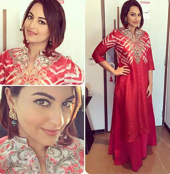 Sonakshi Sinha All Fashionably Creative During Tevar Promotions See 