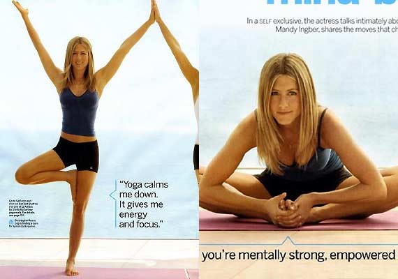 jennifer aniston yoga for fitness