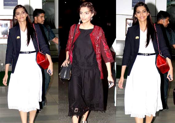 sonam kapoor at airport