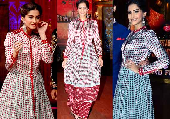 sonam kapoor polka dots