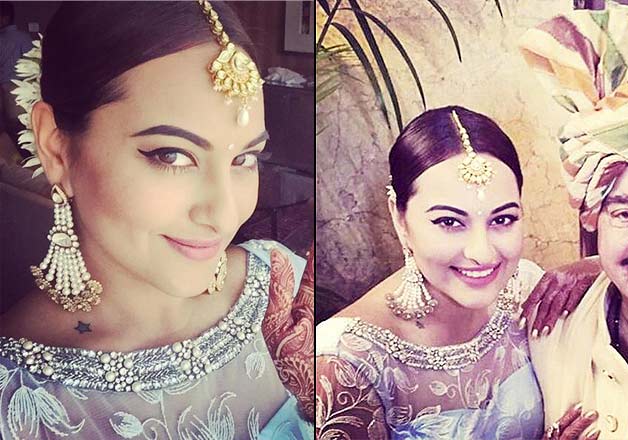 Sonakshi Sinha at brother's wedding: Sports 3 stunning looks (see pics