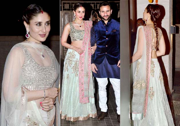 Kareena Kapoor Along With Bride Soha Looks Mesmerizing At Wedding Party 
