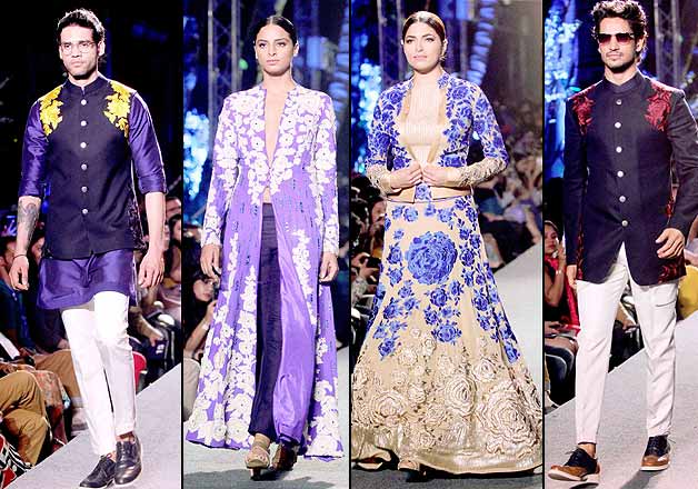manish malhotra's collection at lakme fashion week 2015
