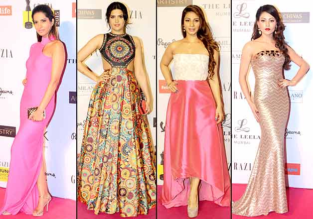 hot bollywood actress at hgrazia fashion awards 2015