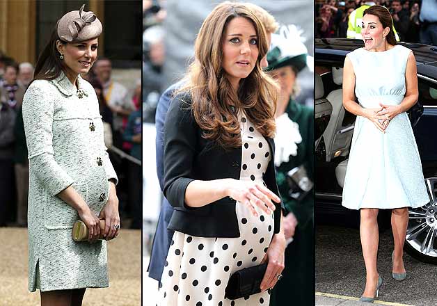 kate middleton pregnant with george ist time 
