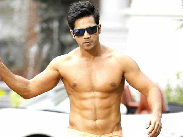 Varun Dhawan bare body