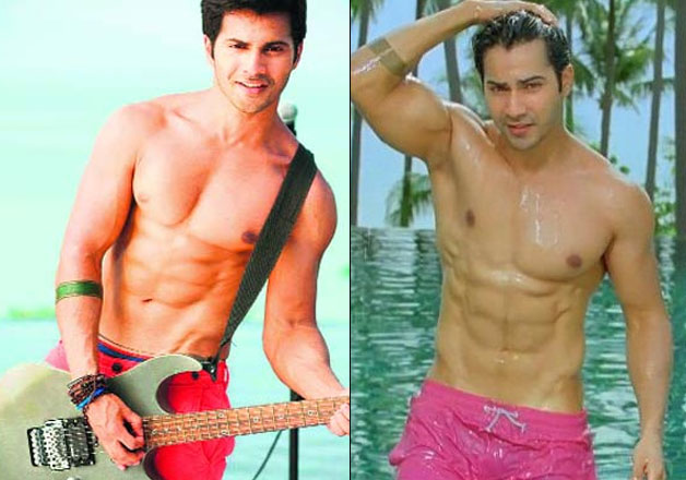 Varun Dhawan bare body 