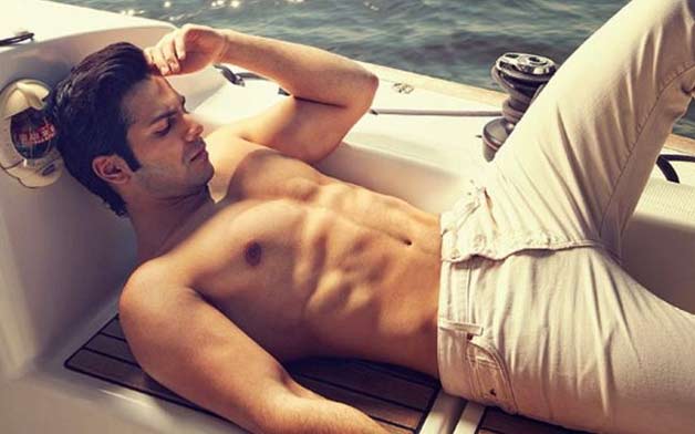 Varun Dhawan bare body