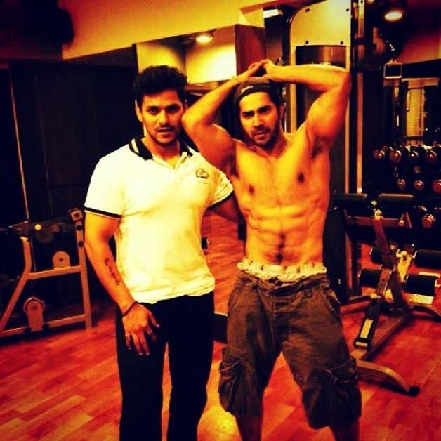 Varun Dhawan bare body