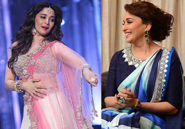 Madhuri Dixit hot blouse moments - IndiaTV News – India TV