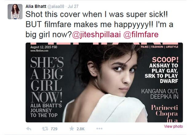 Alia Bhatt Looks Smoking Hot On Filmfare Cover Check Out Her Latest Photoshoot For August